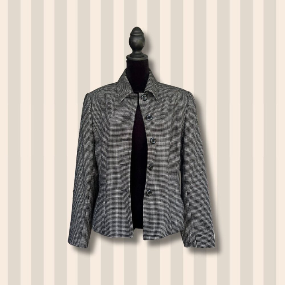 Secondhand Vintage Braemar Houndstooth Blazer Jacket